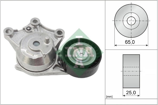 Belt Tensioner, V-ribbed belt